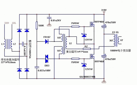 鋼件,加溫,電磁感應(yīng)加熱,電磁線圈,電流量 . 自制高頻加熱機電路圖和原理基本介紹