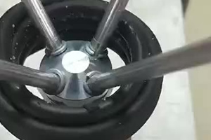 汽車空調(diào)鋁分配器焊接機(jī)案例視頻
